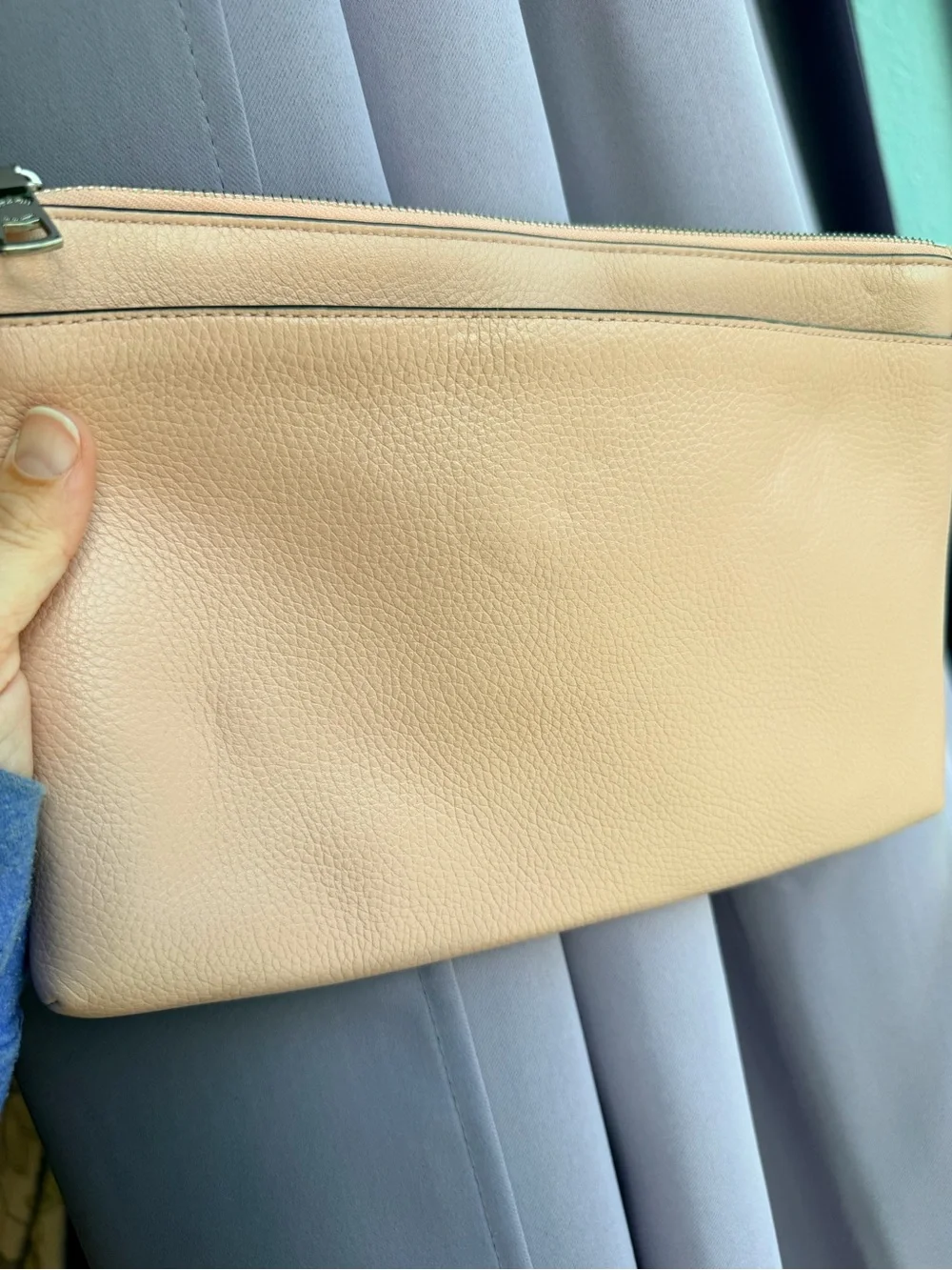 Coach pebbled leather